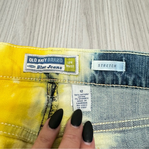 NWOT RARE! Limited edition Michigan Wolverines Patchwork Denim Miniskirt Size 12 - Picture 3 of 6